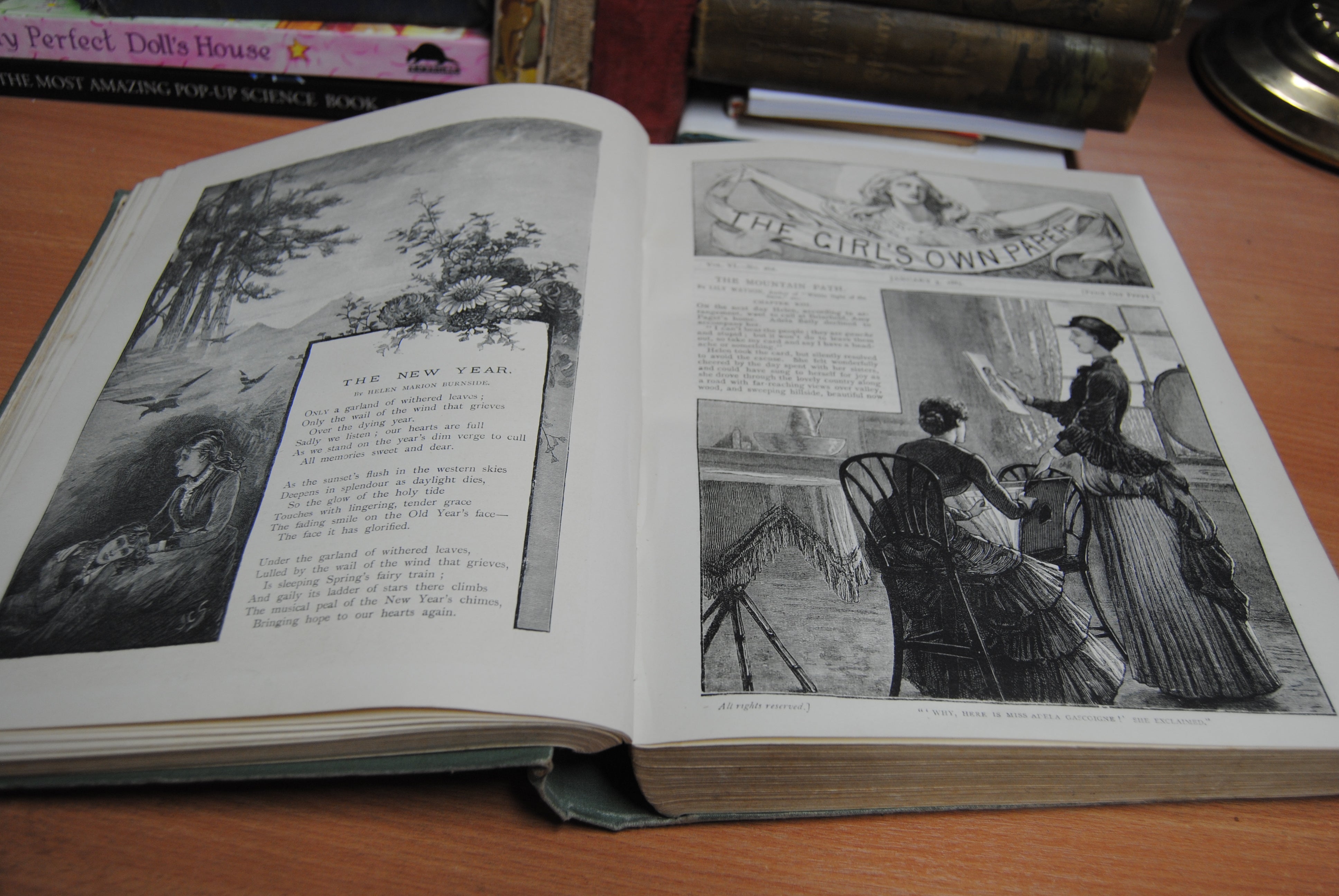 The Girl's Own Annual Volume VI Bound from the parts 1884/85