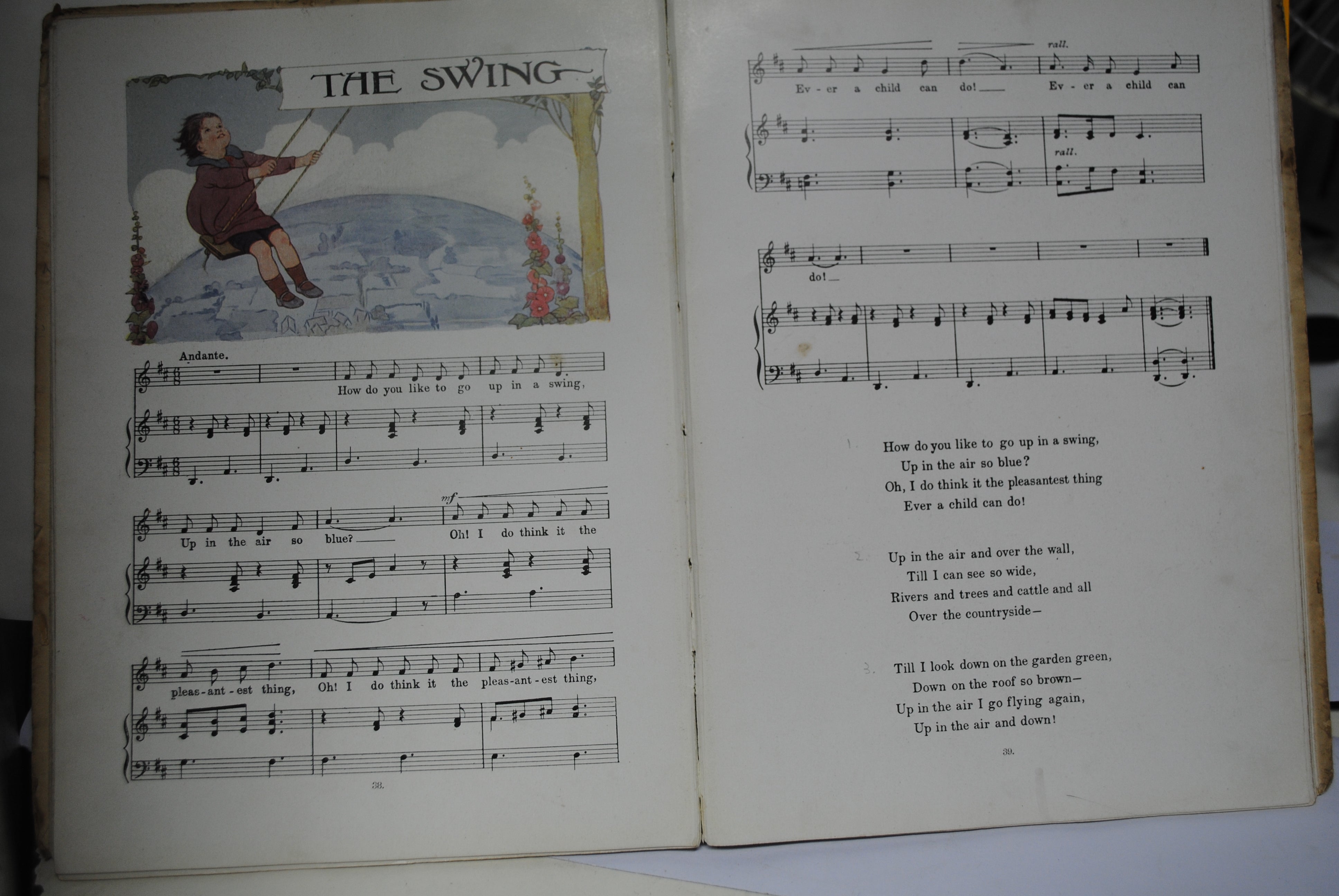 Songs with Music from a Childs Garden of Verses