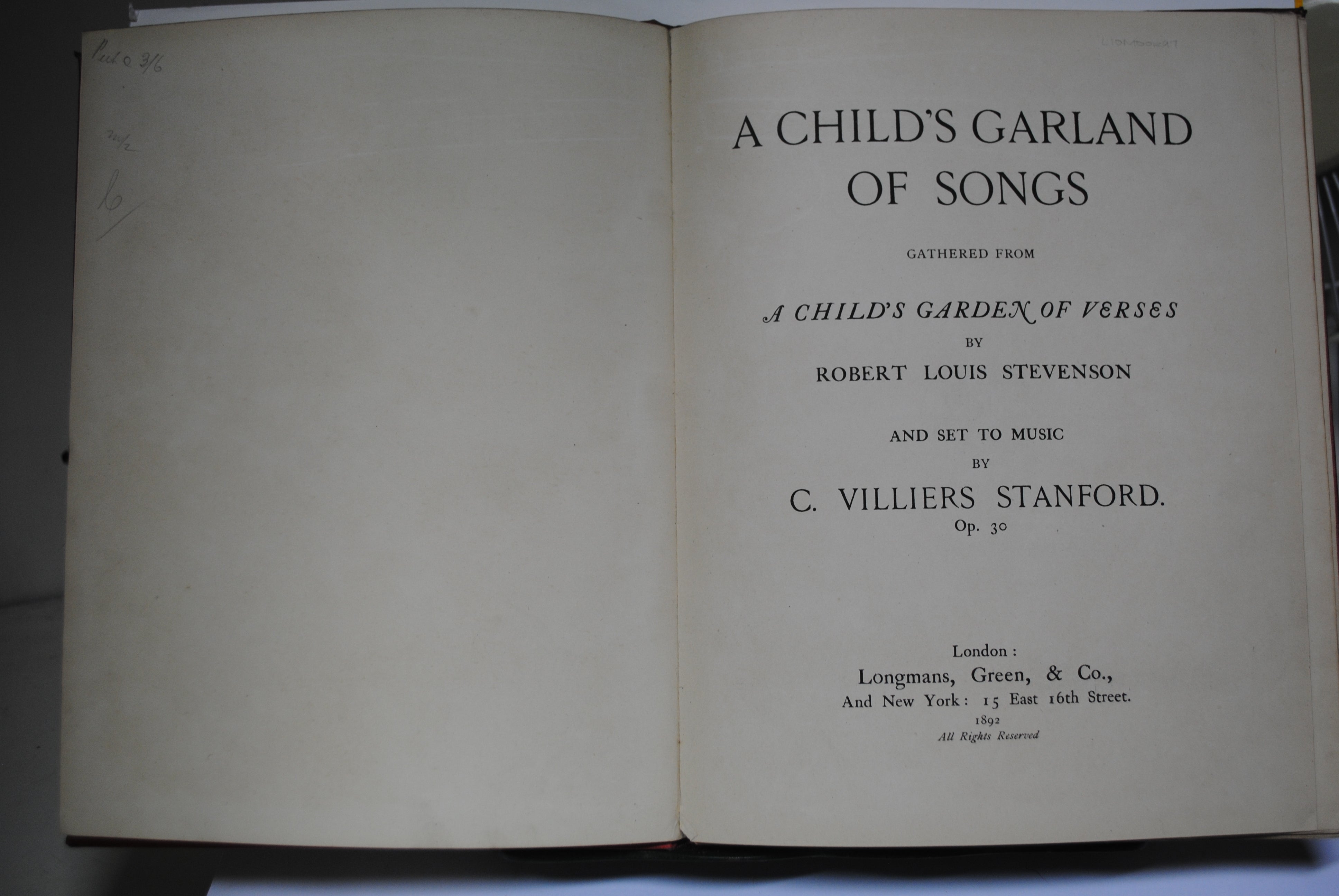 A Childs Garland of Songs