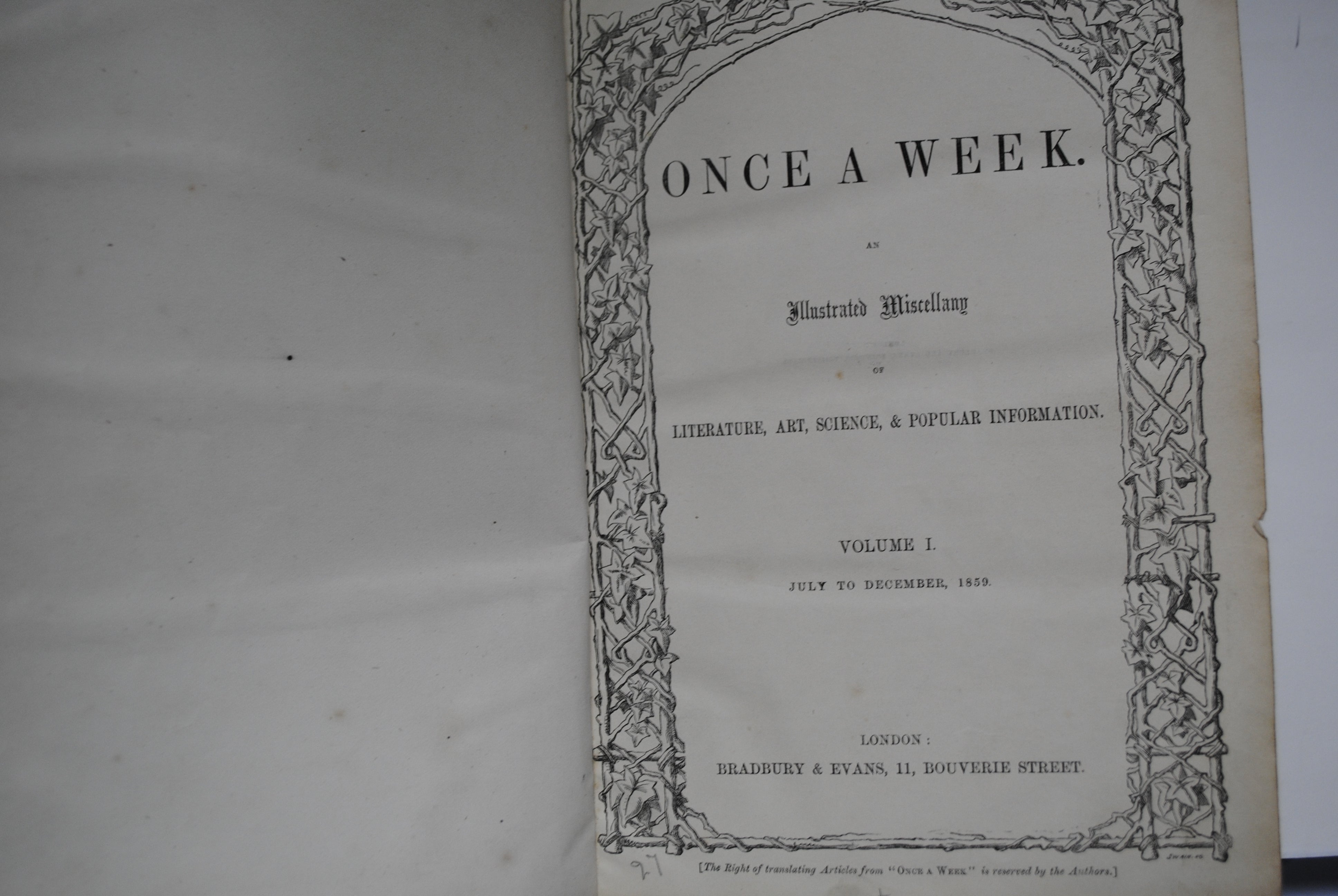 Once a week ~ Volume 1