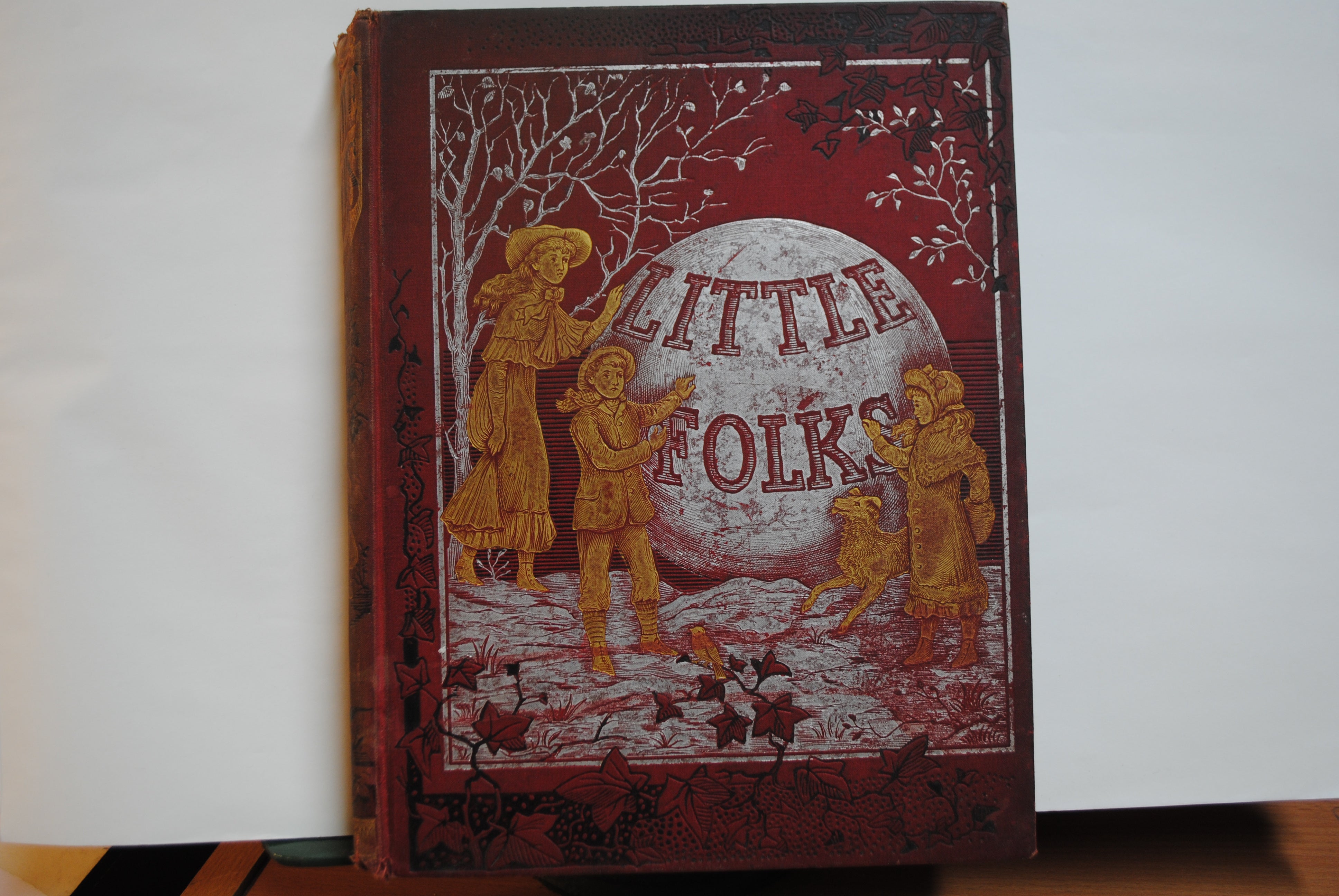Little Folks undated ~ Early ~ beautiful embossed cover