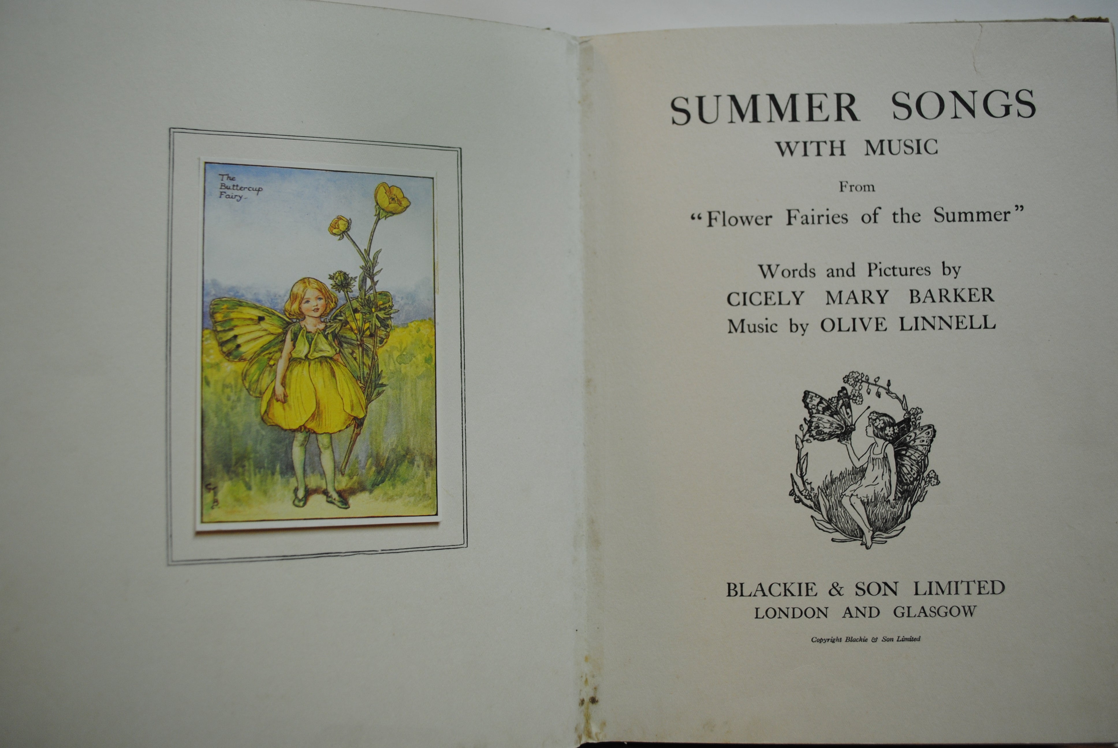 Summer songs with Music  Flower fairies of theSummer