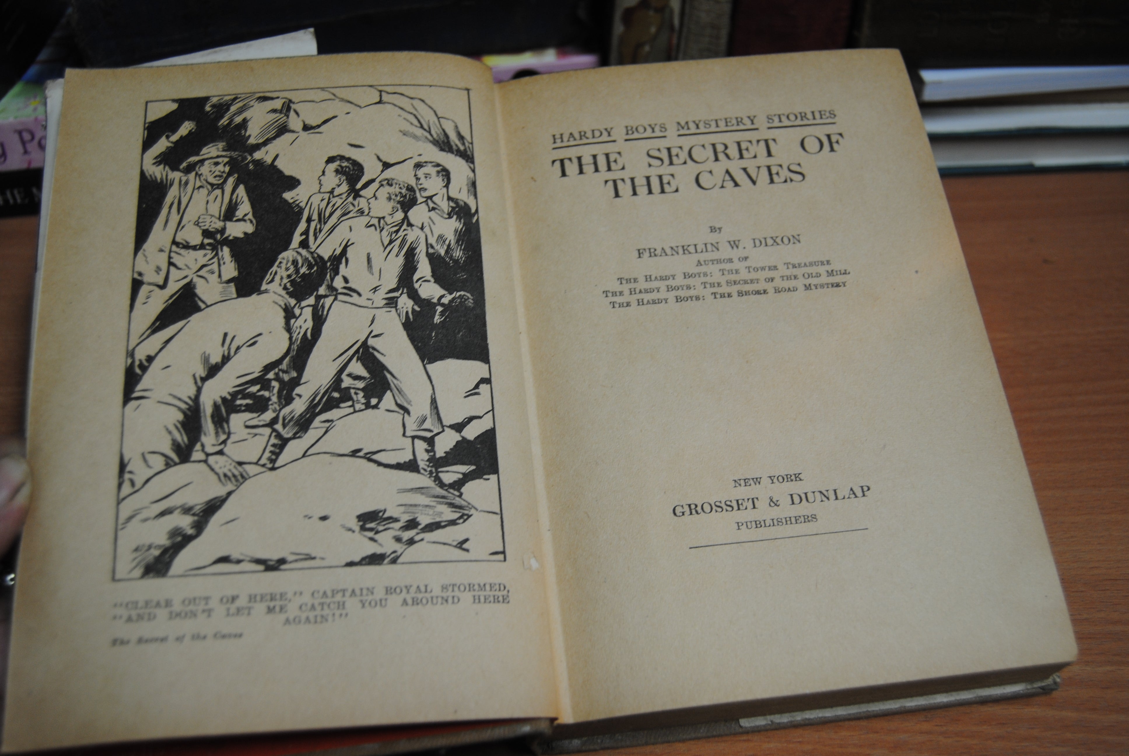 The Secret of the Caves ~ The Hardy Boys Stories