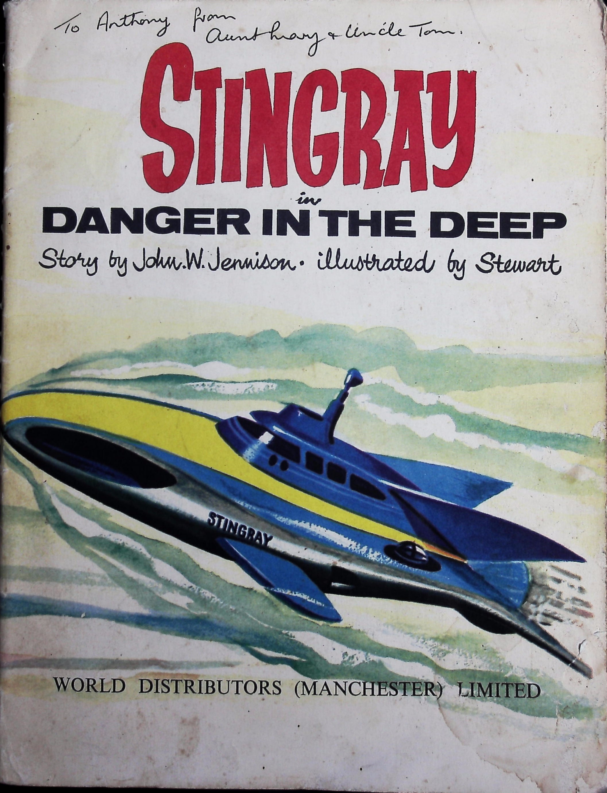 Stingray in Danger in the Deep