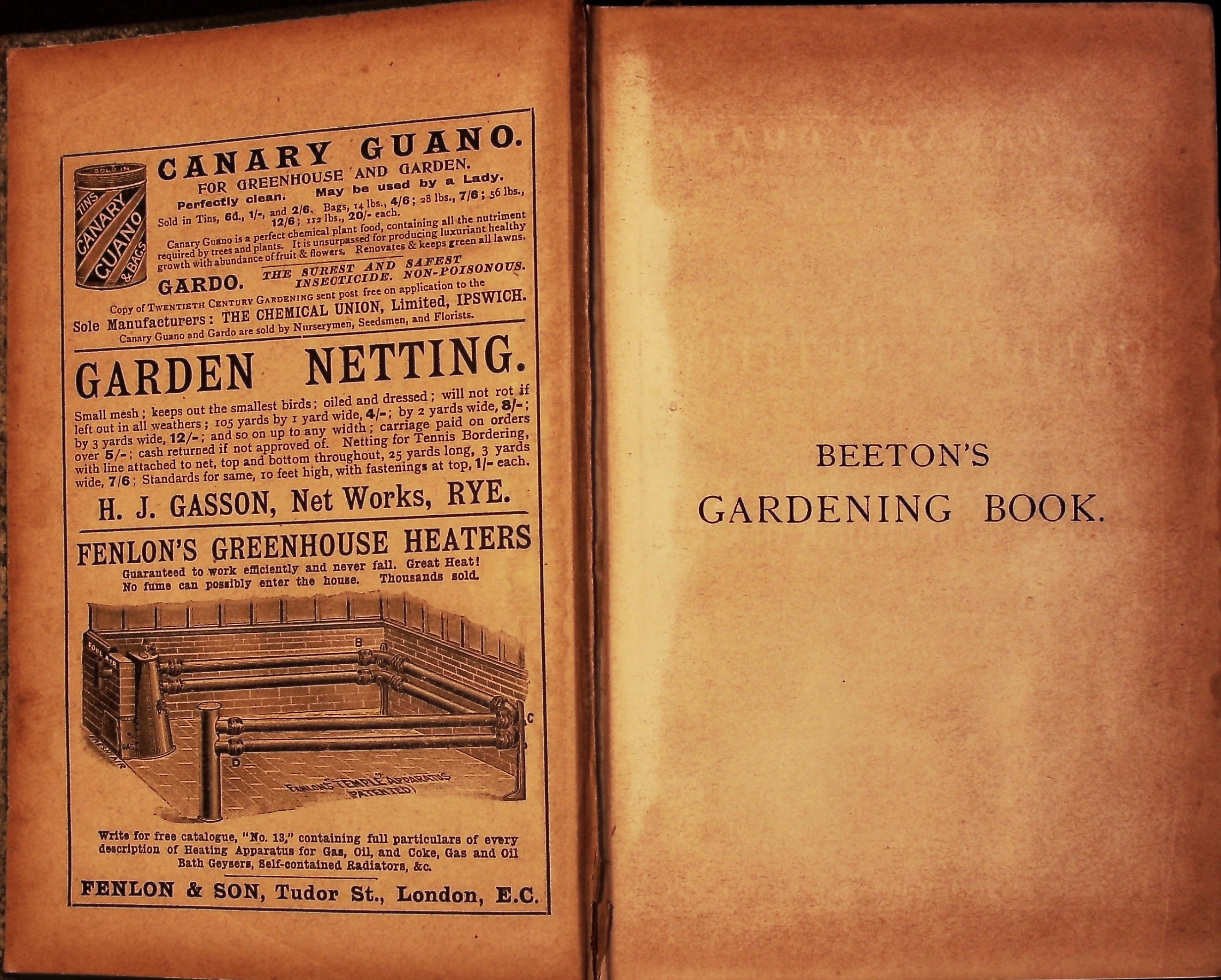 Beetons SHilling Gardening