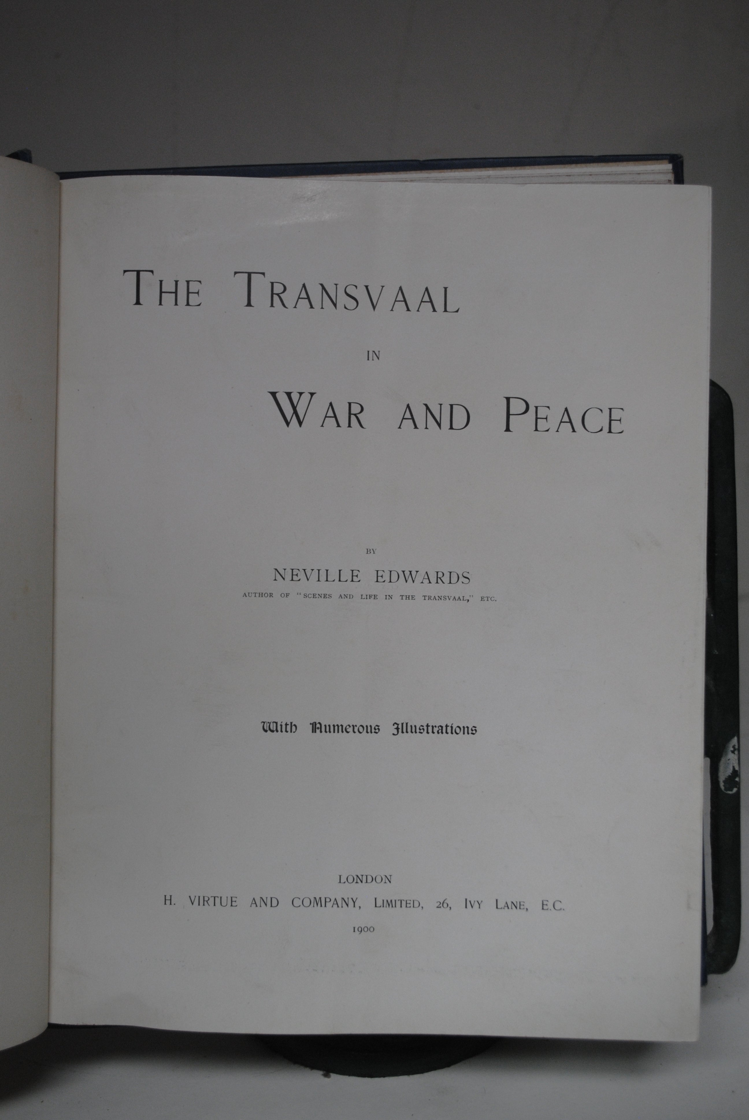The Transvaal in War and Peace