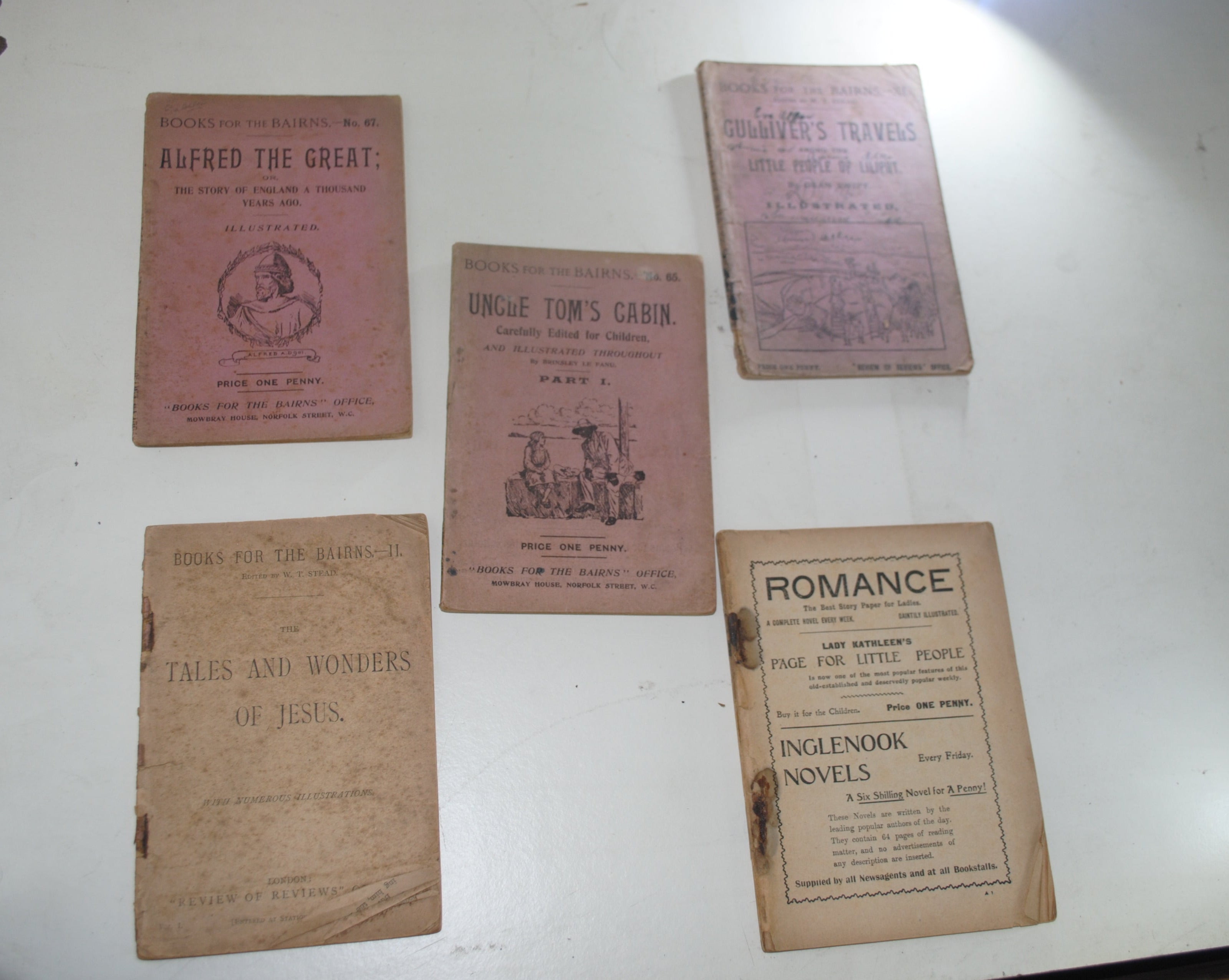 Books for the Bairns and other titles (five)