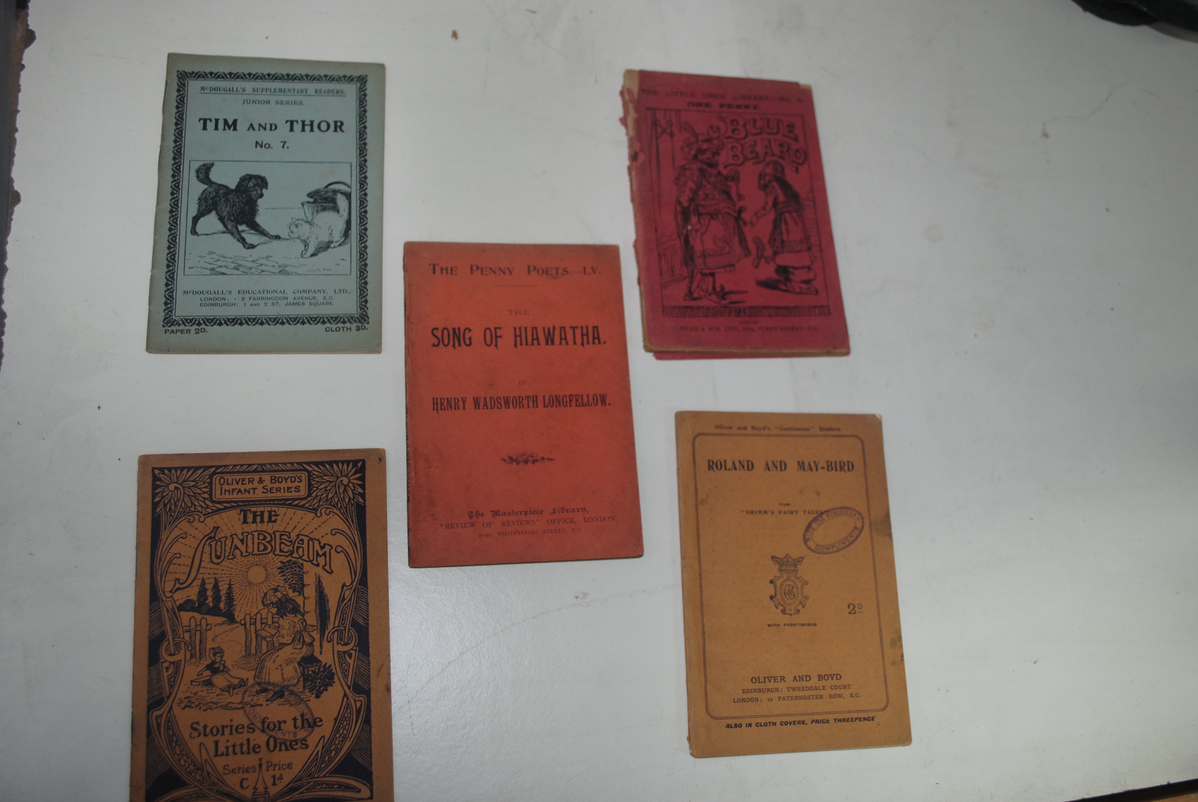 Various Literary books for young readers( five titles)