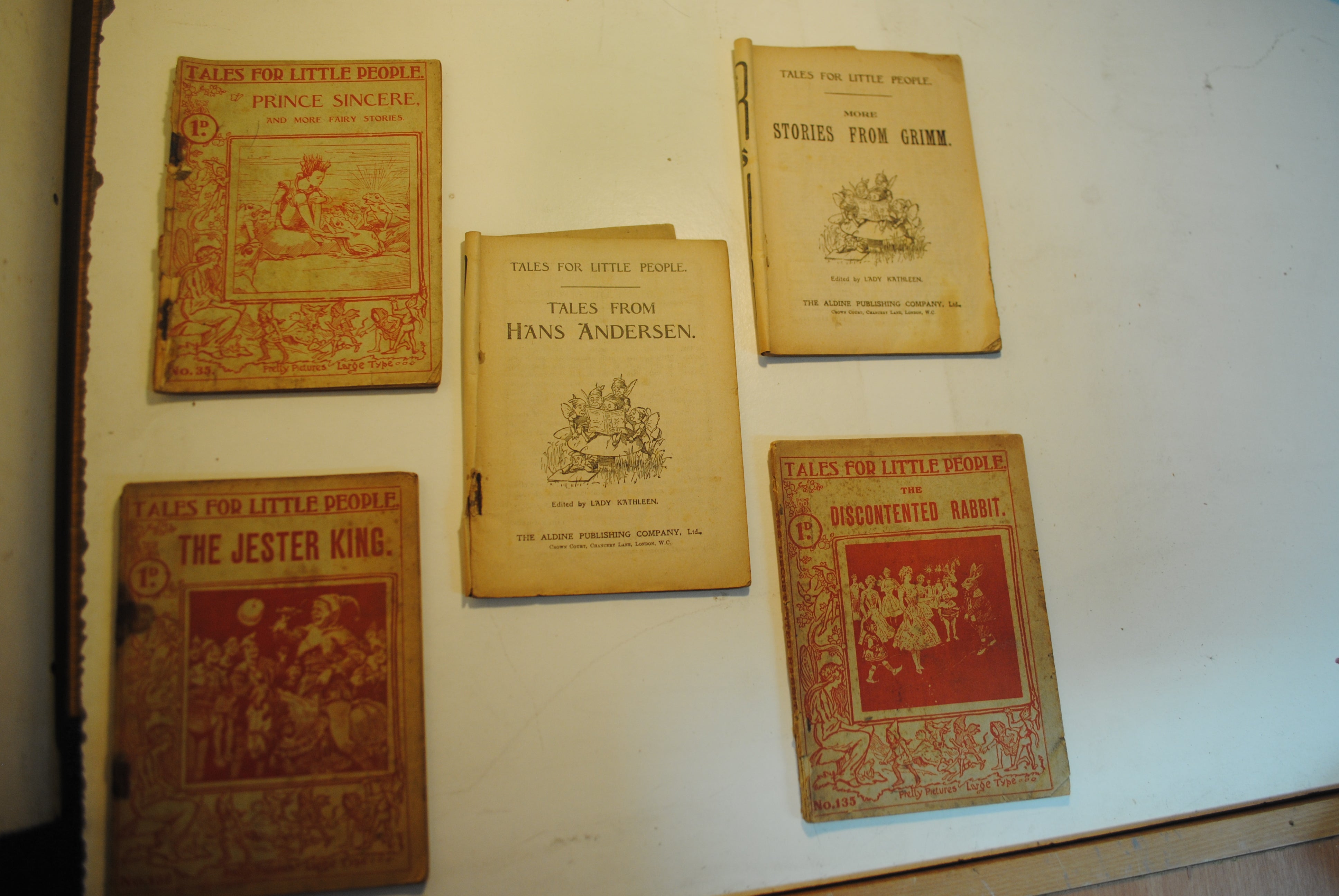 Tales for Little People  ( five Titles No. 35/132/135plus two with no cover)