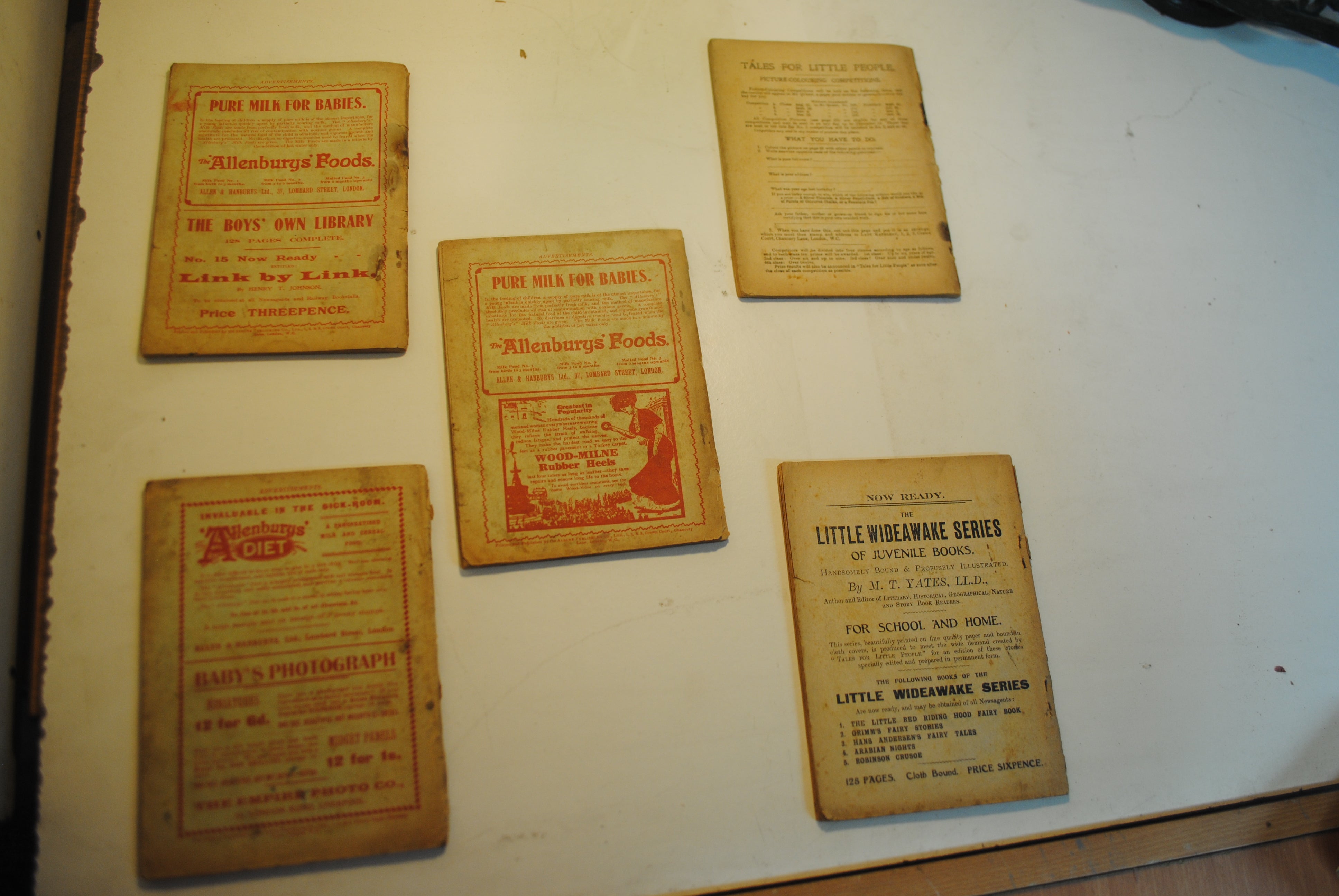 Tales for Little People  ( five Titles No. 35/132/135plus two with no cover)