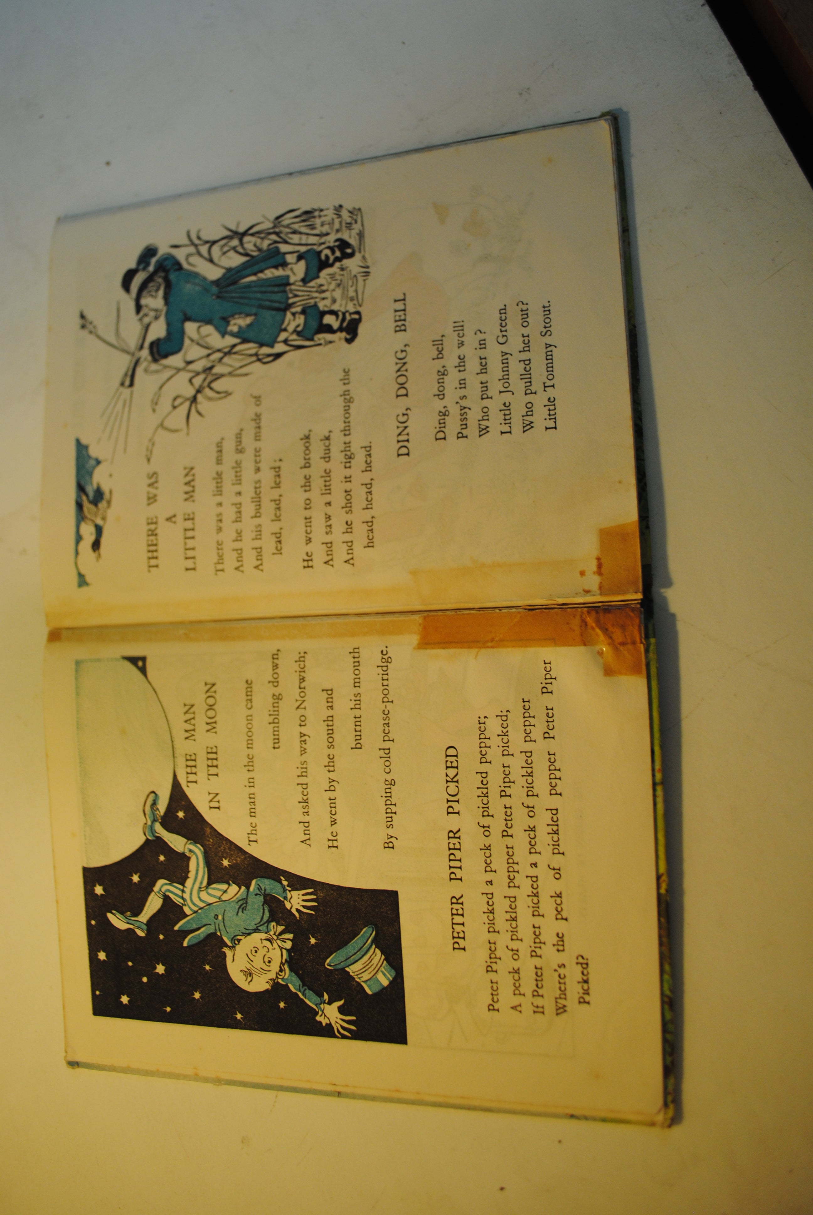 Jack and Jill Nursery Rhymes illustrated by Hilda McGavin