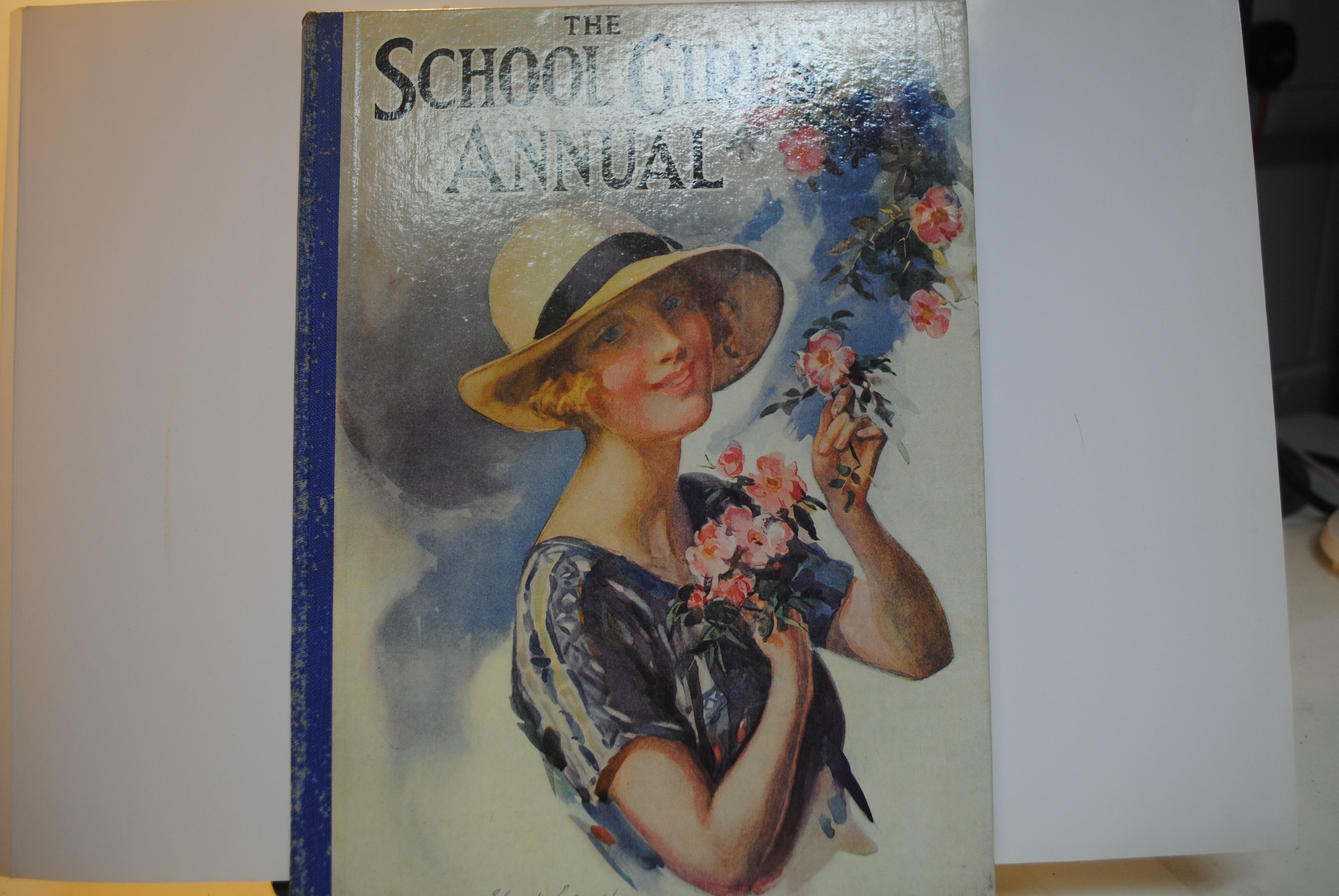 The School Girls Annual C1929 four colour plates by Flora Klickmann