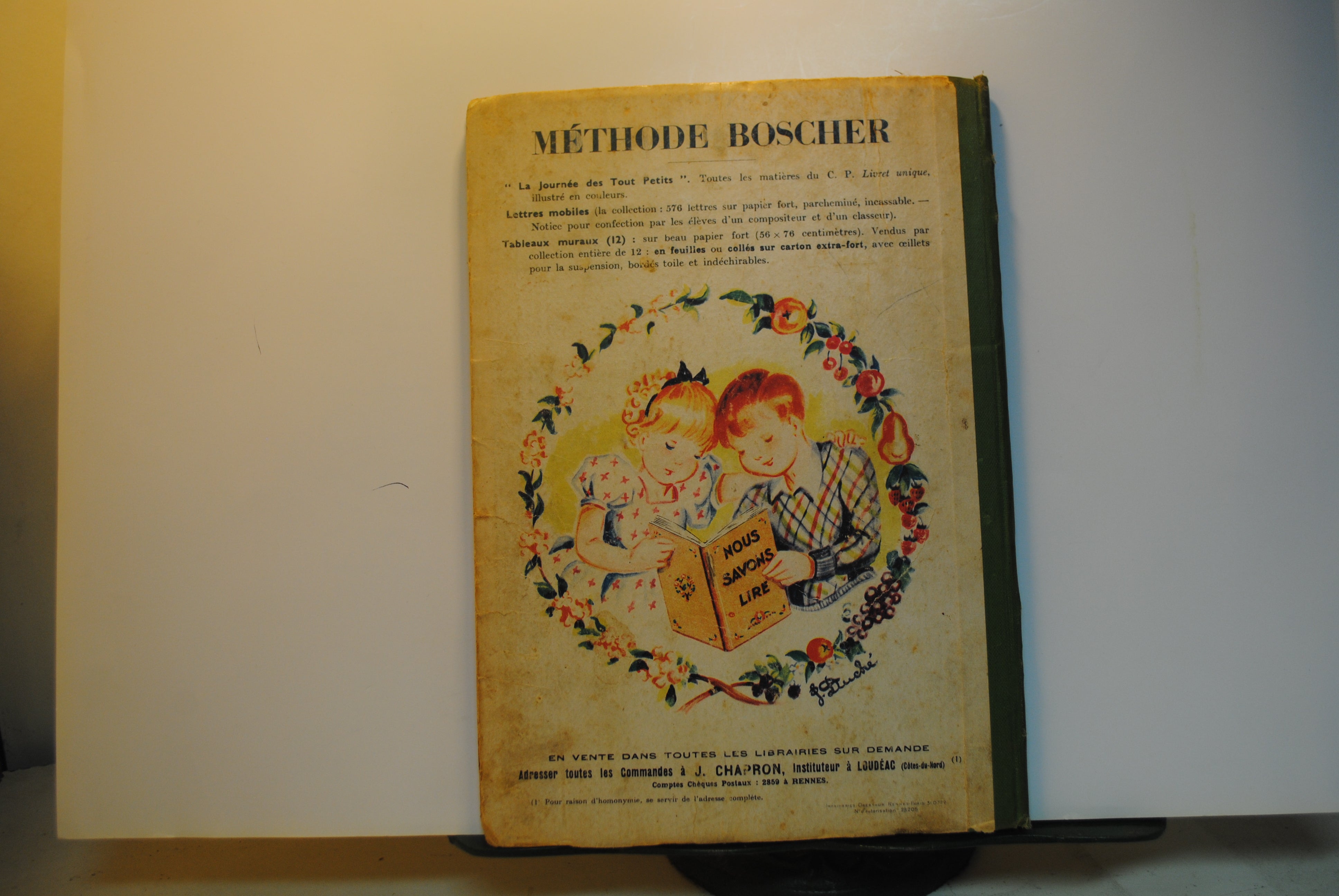 Méthode Boscher ou La journée des tout petits : Livret unique