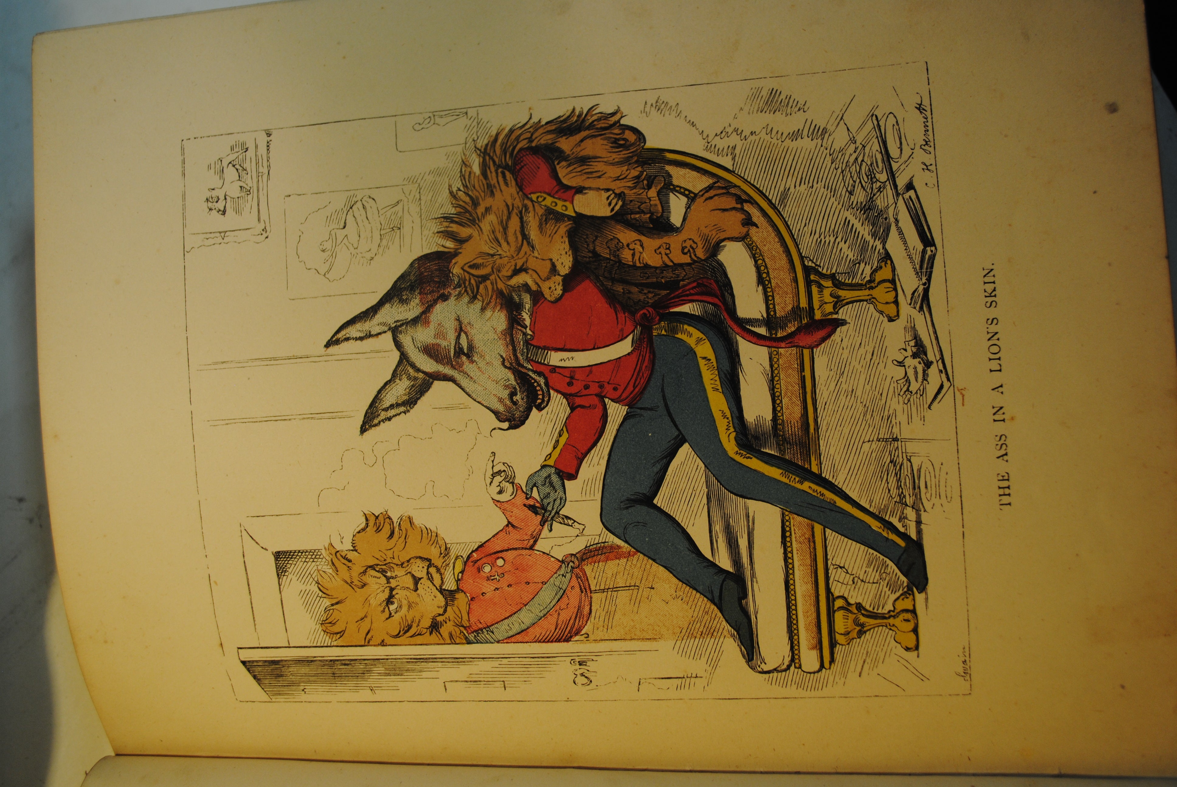 The Fables of Aesop and Others (Translated into Human Nature) colour pages