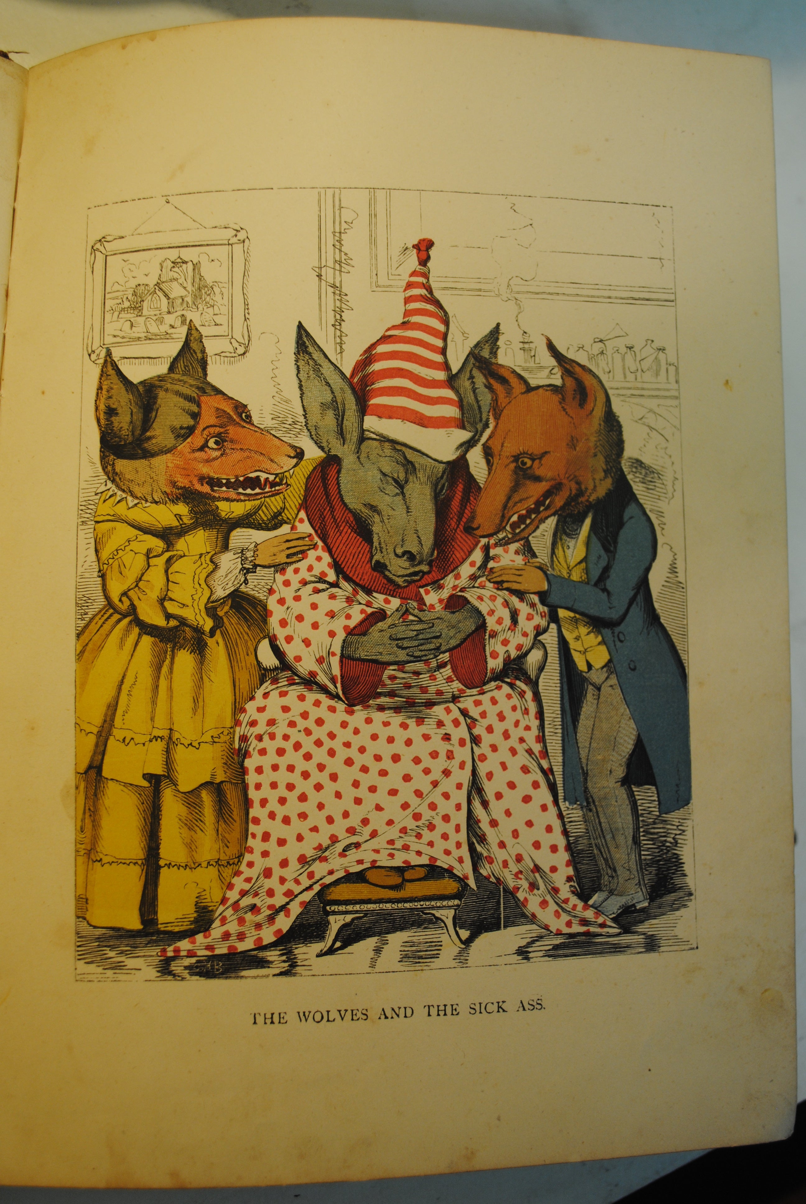 The Fables of Aesop and Others (Translated into Human Nature) colour pages