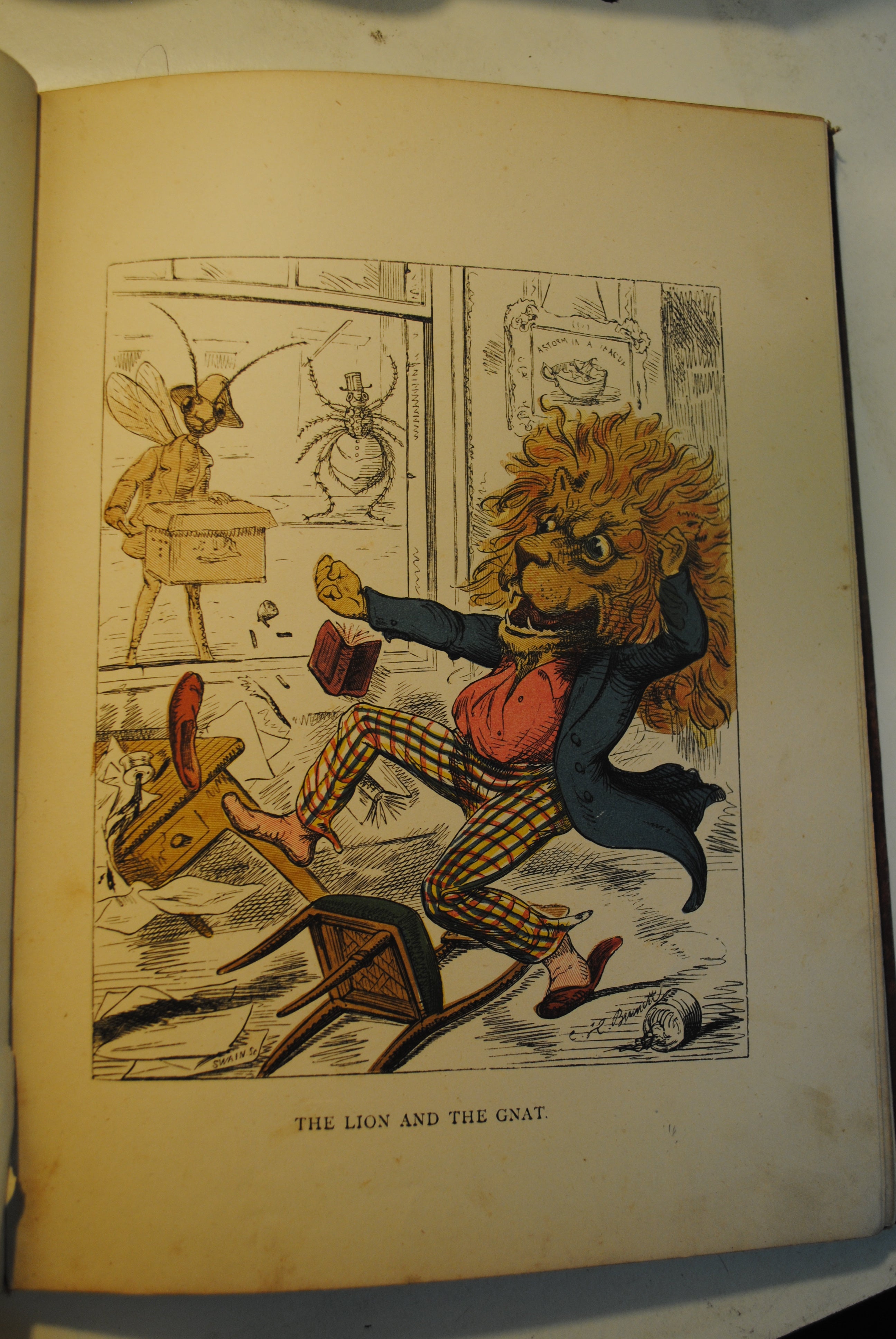 The Fables of Aesop and Others (Translated into Human Nature) colour pages