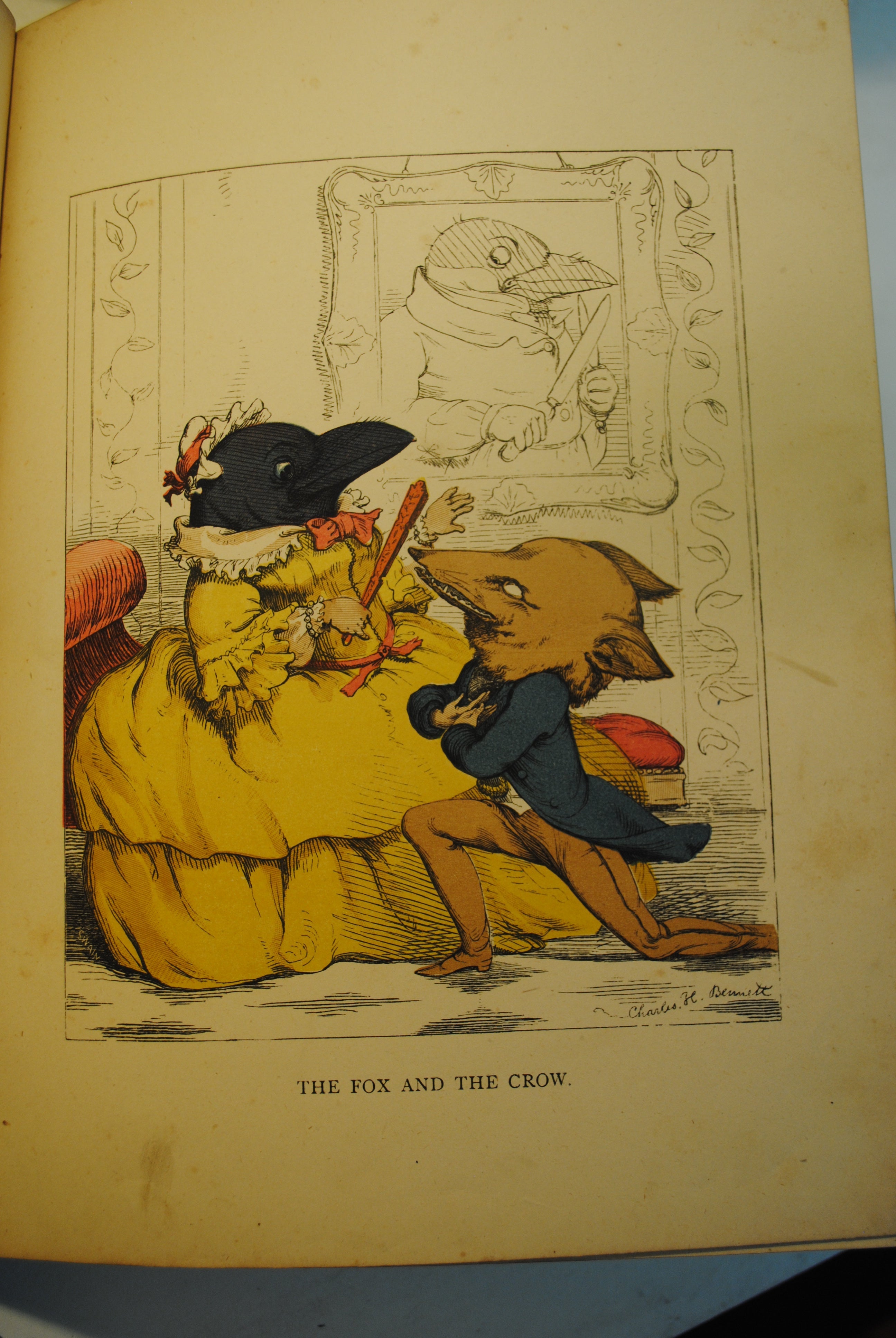The Fables of Aesop and Others (Translated into Human Nature) colour pages