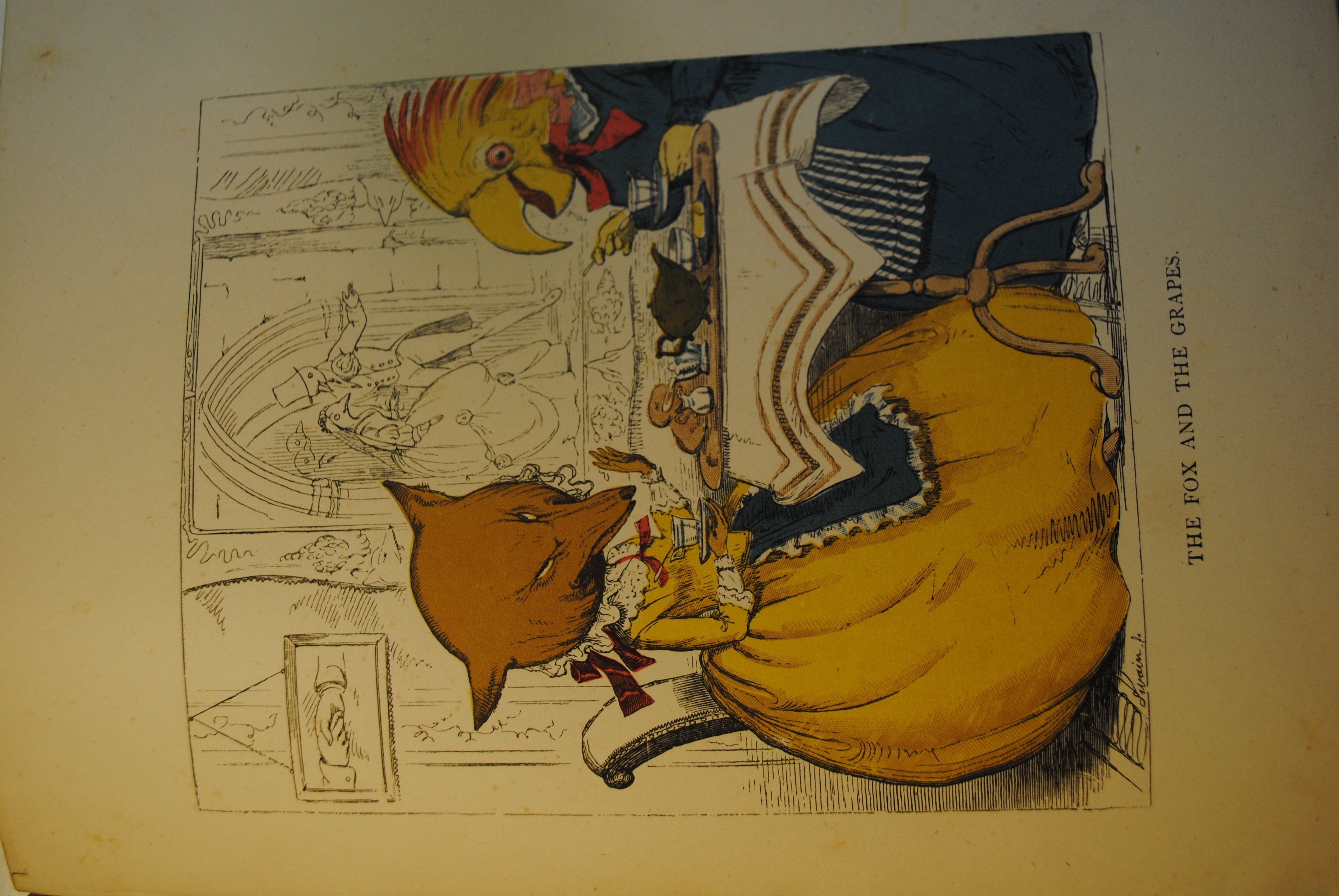The Fables of Aesop and Others (Translated into Human Nature) colour pages