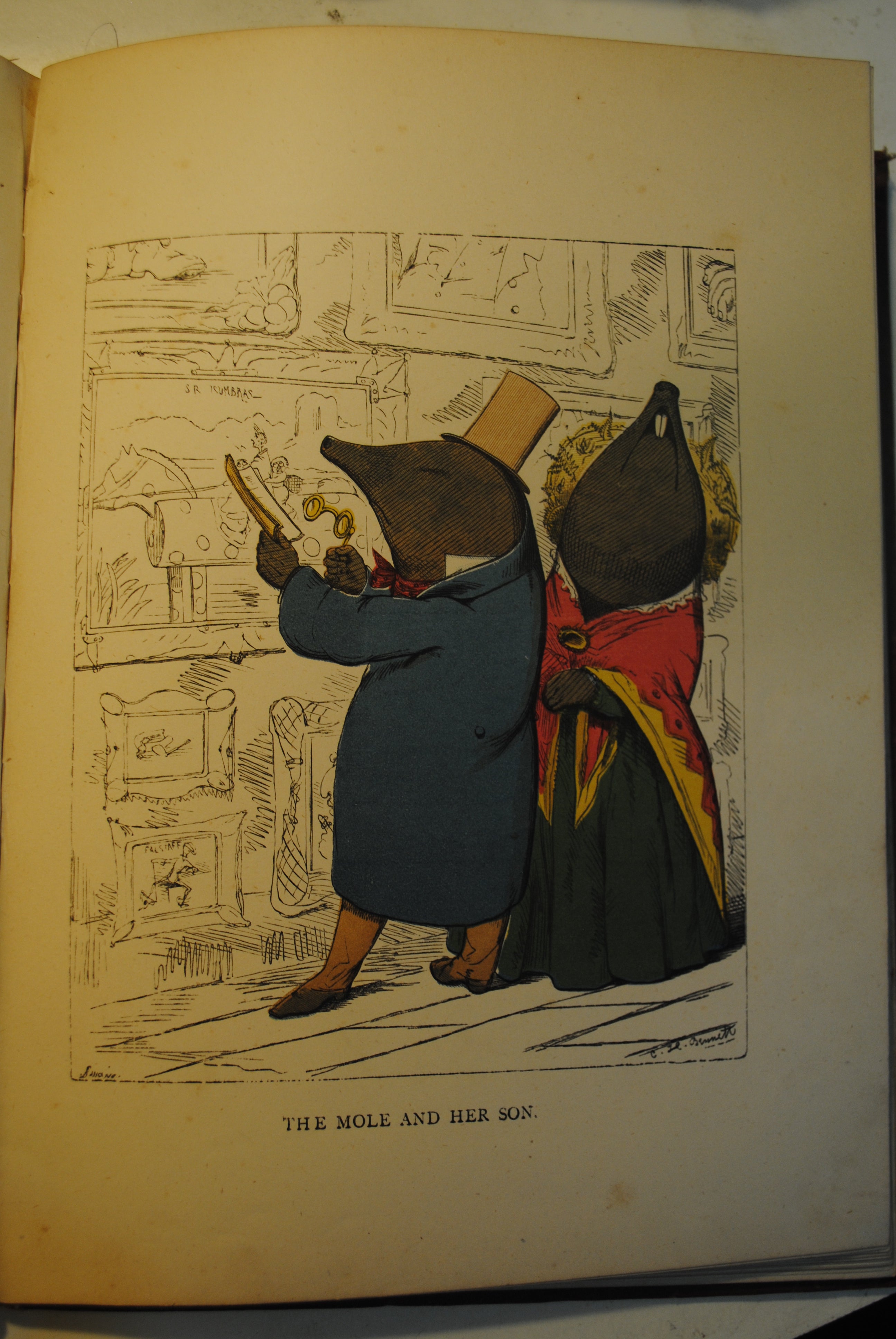 The Fables of Aesop and Others (Translated into Human Nature) colour pages