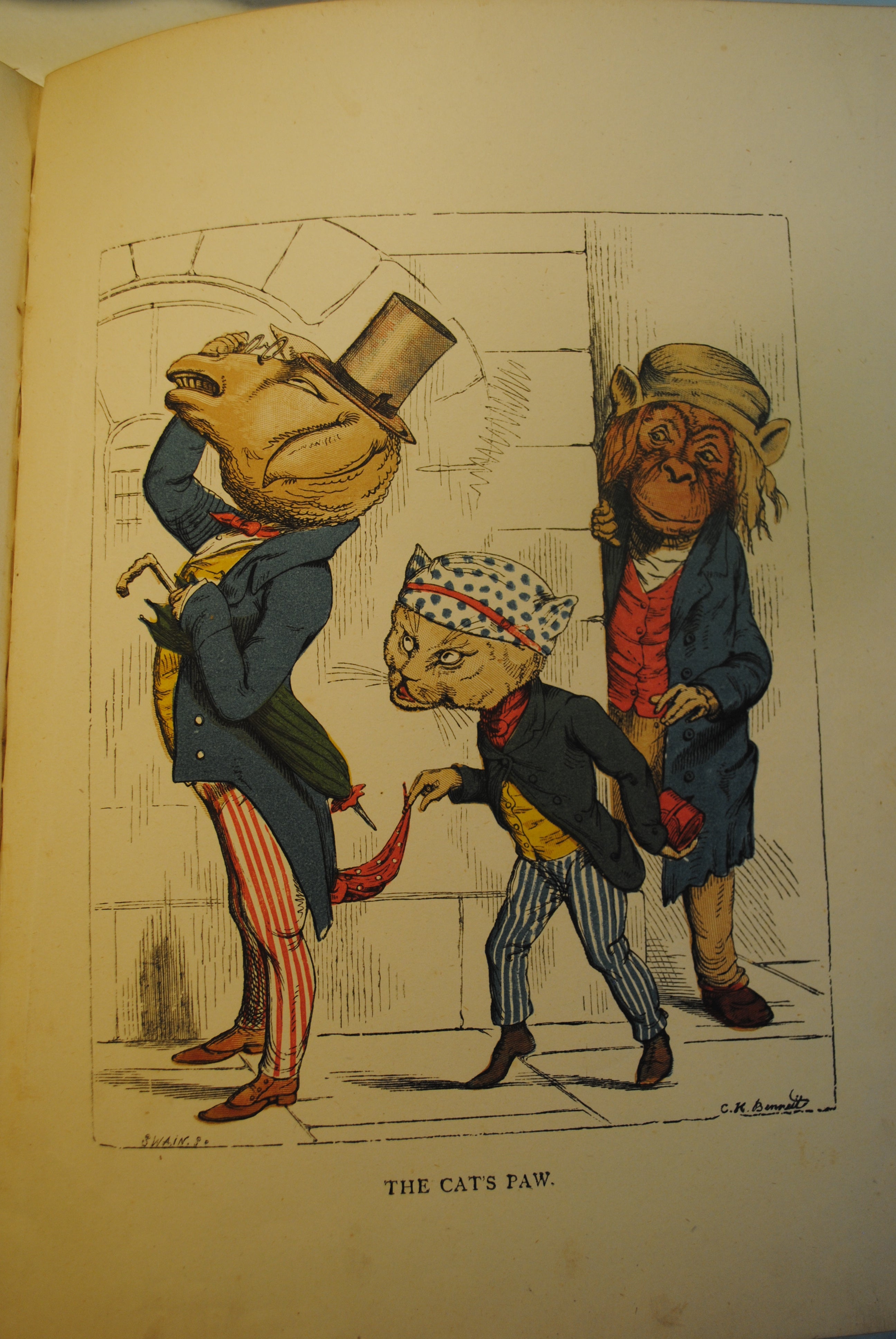 The Fables of Aesop and Others (Translated into Human Nature) colour pages