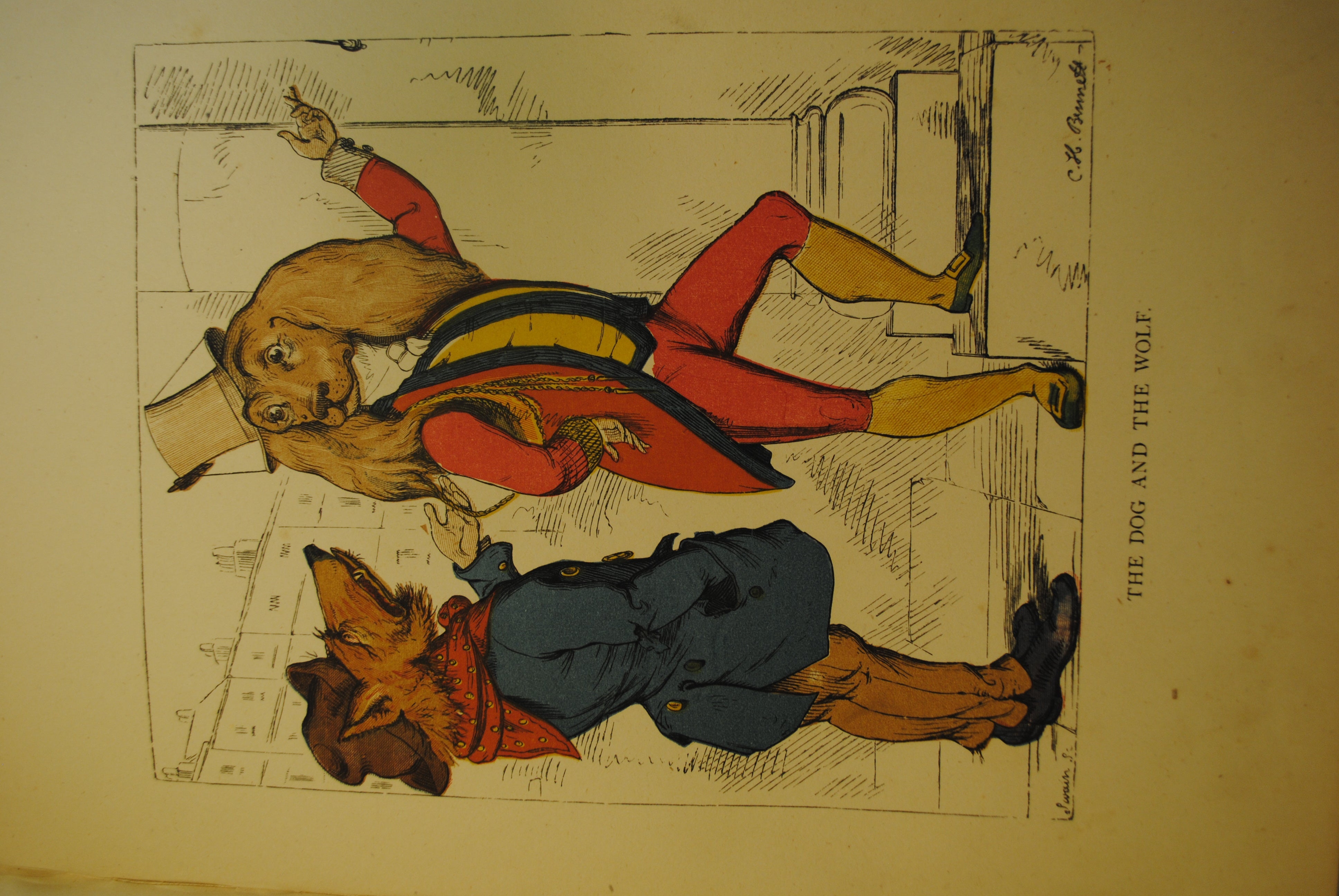 The Fables of Aesop and Others (Translated into Human Nature) colour pages