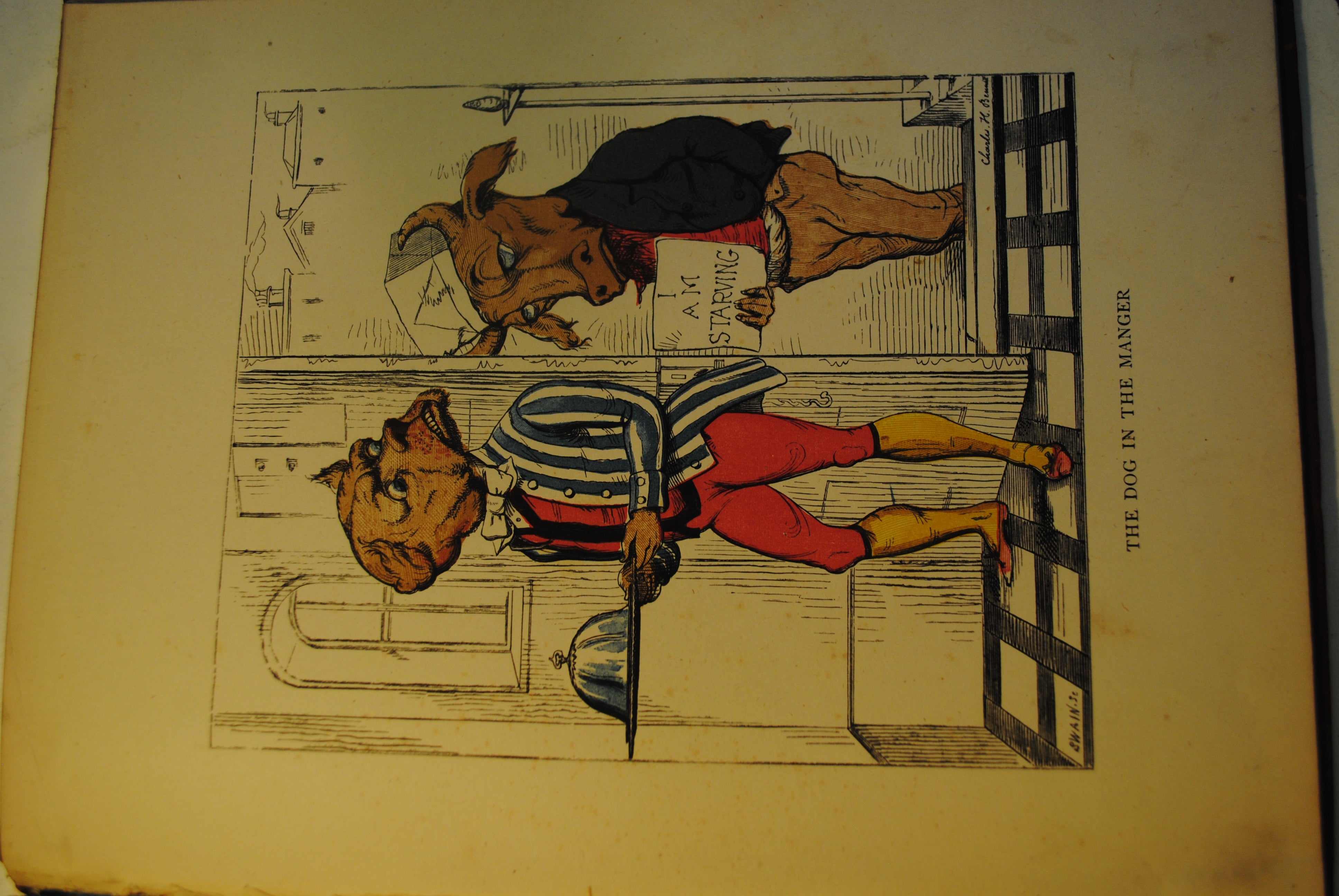 The Fables of Aesop and Others (Translated into Human Nature) colour pages