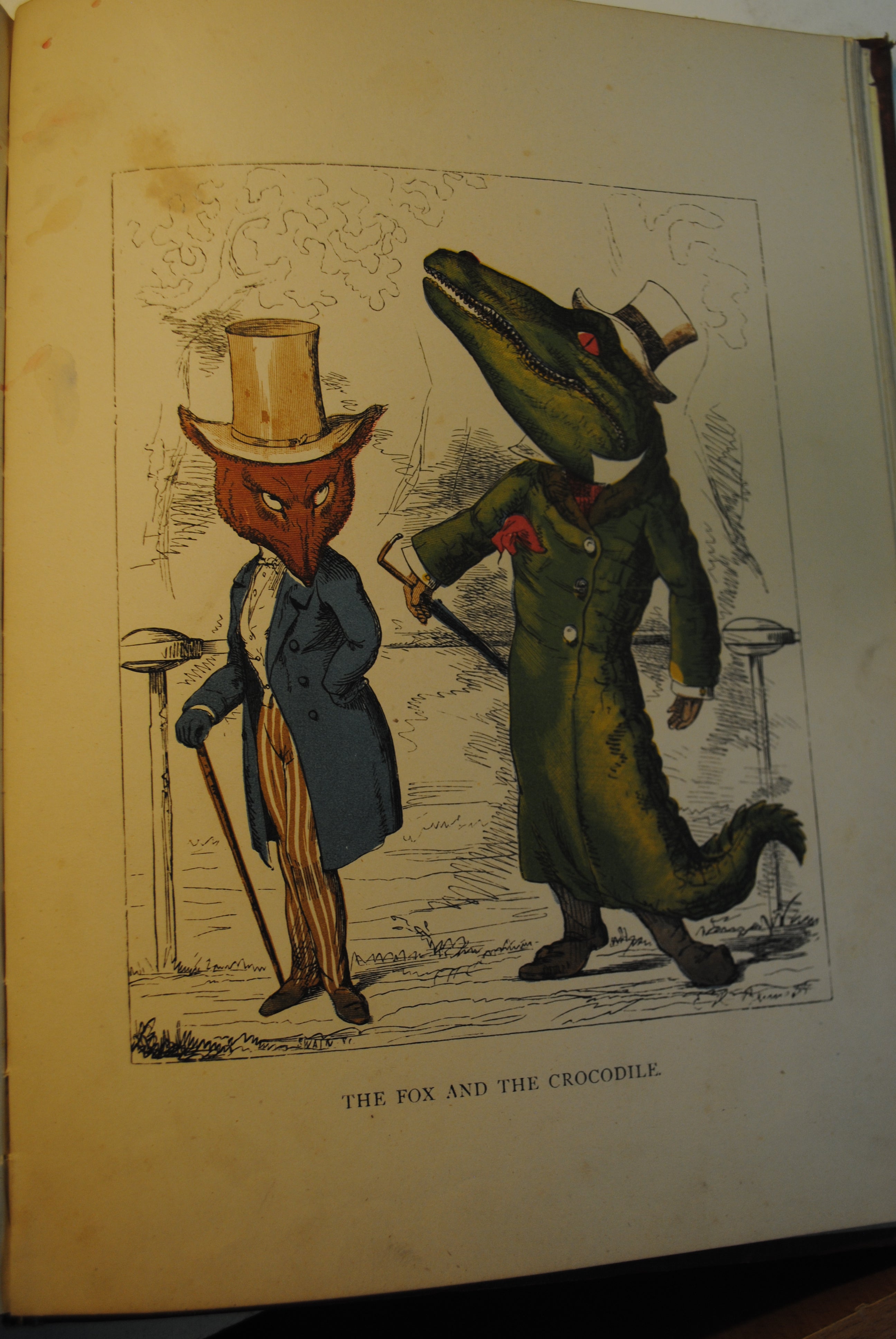 The Fables of Aesop and Others (Translated into Human Nature) colour pages