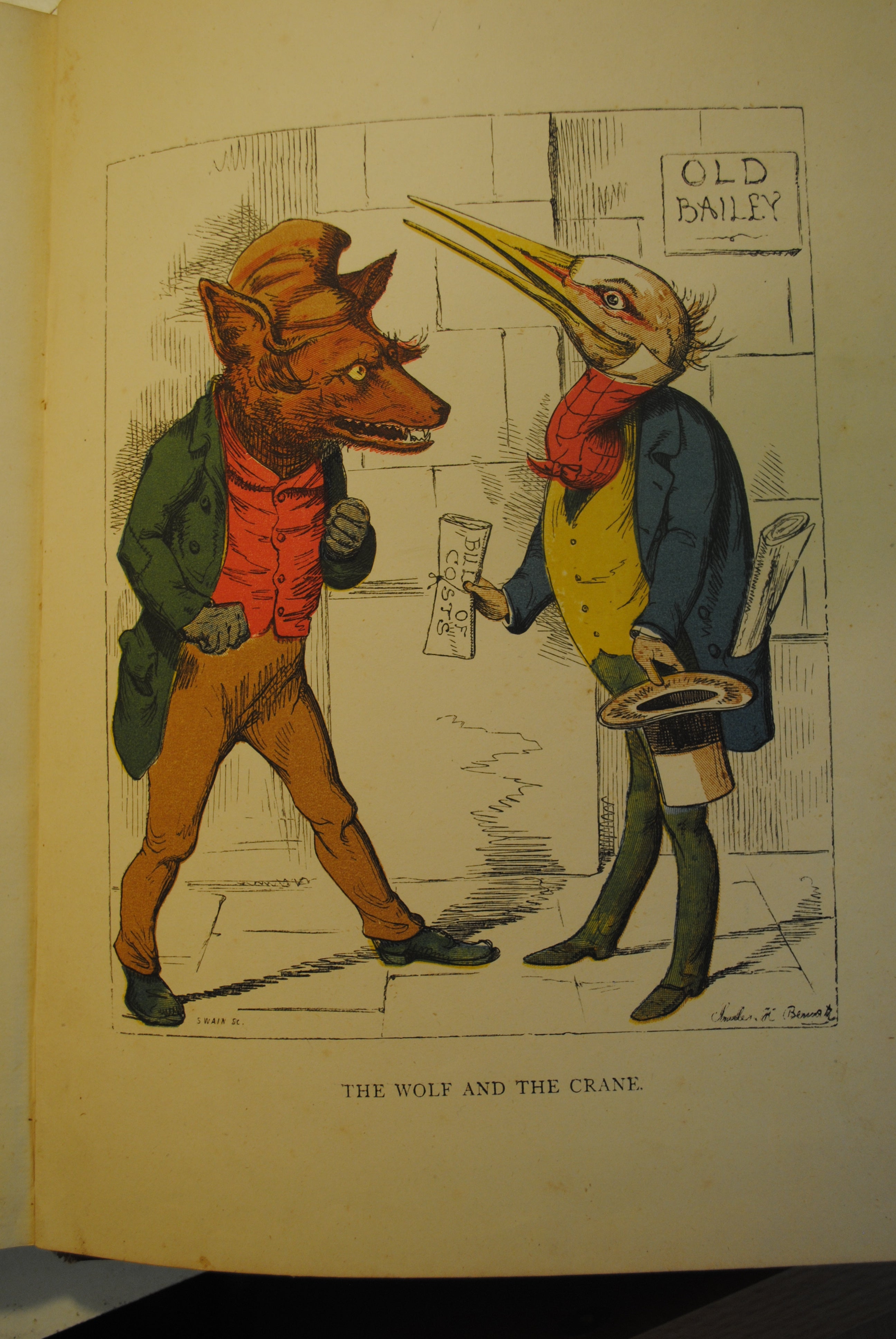 The Fables of Aesop and Others (Translated into Human Nature) colour pages